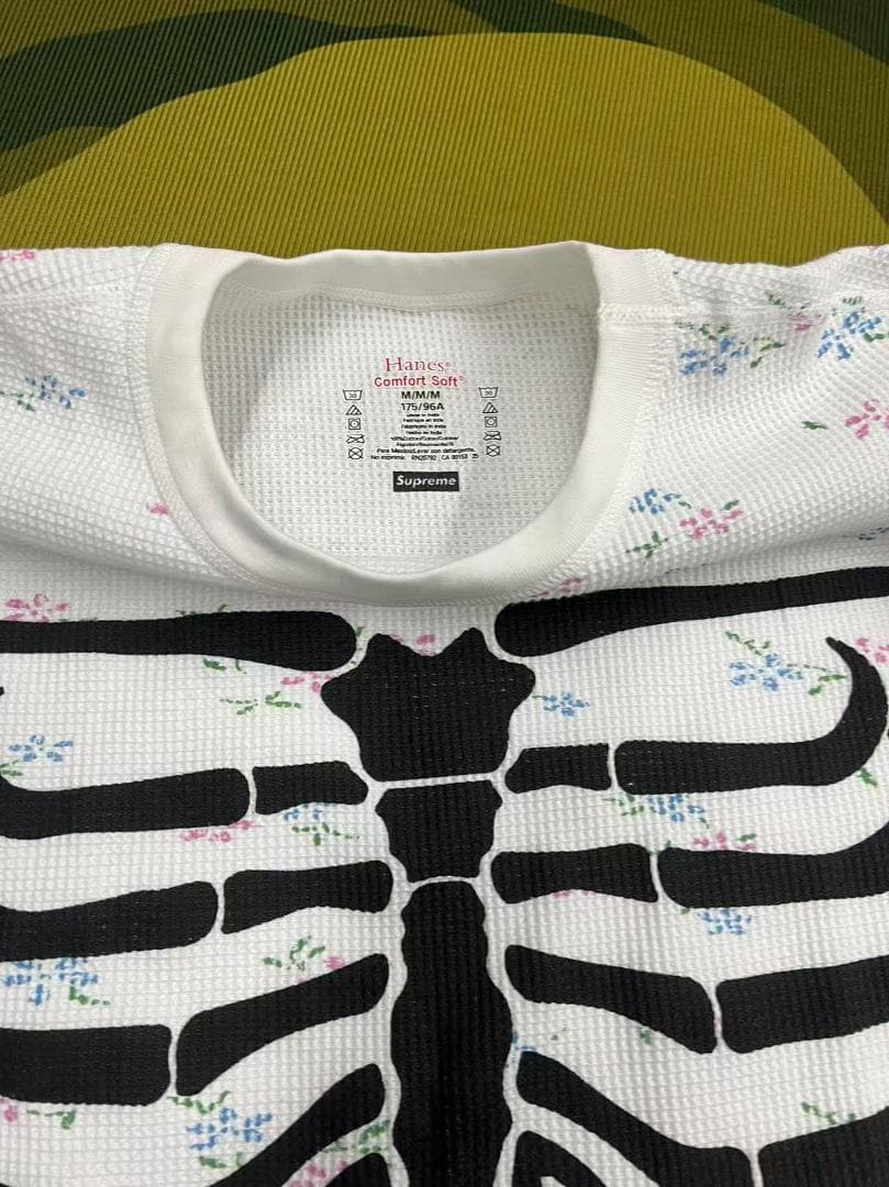 新品未使用 Supreme Hanes Bones Thermal Crew M