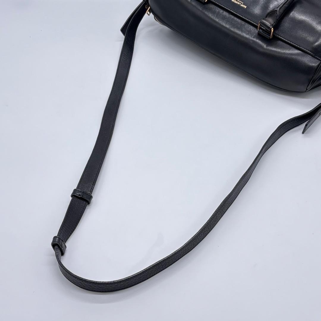 サンローラン ダッフルバッグ レザー 2way ボストンバッグ W