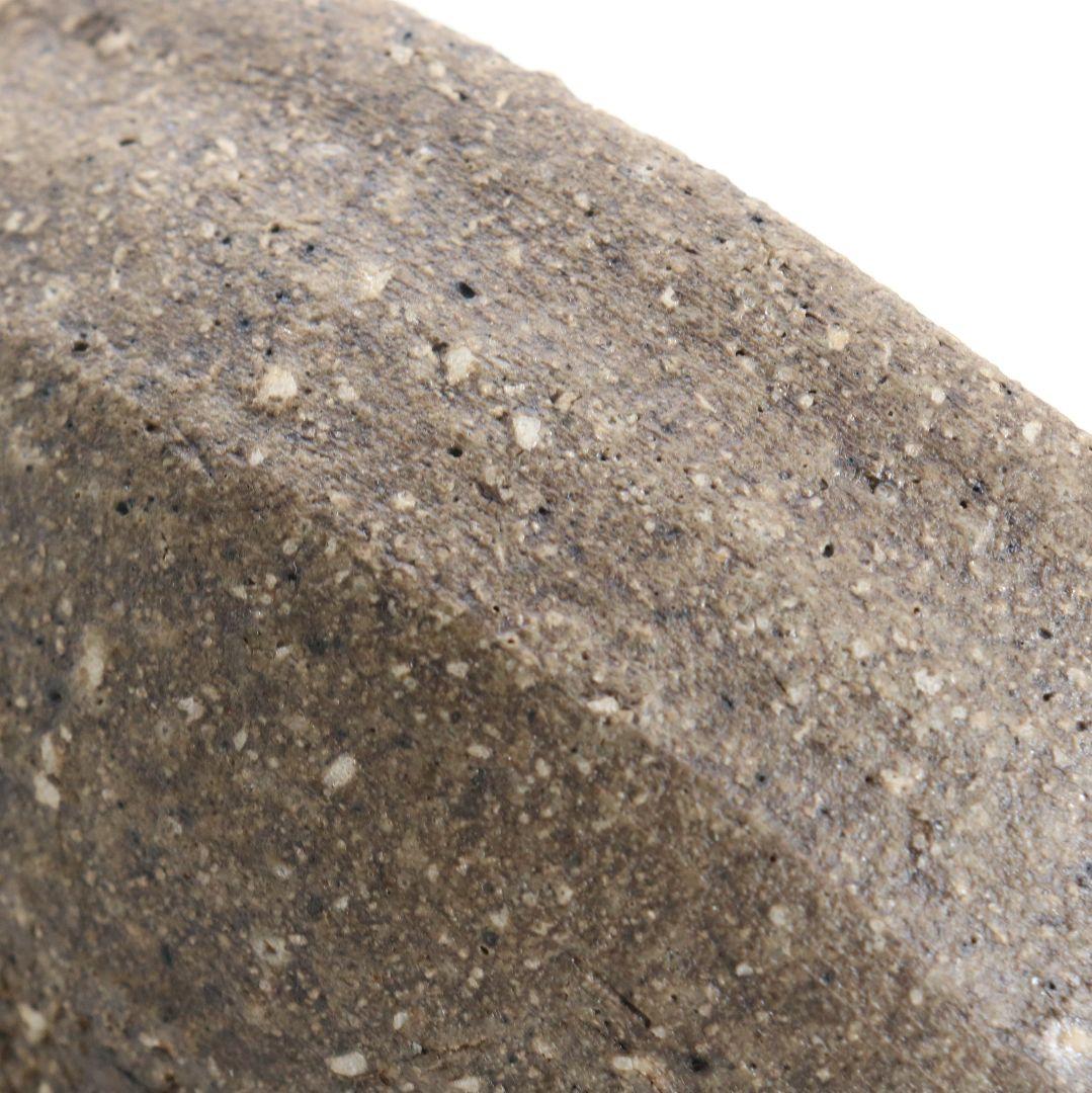 加守田彰二作 平茶碗 加守田昌子極書 識箱 茶道具　M 969