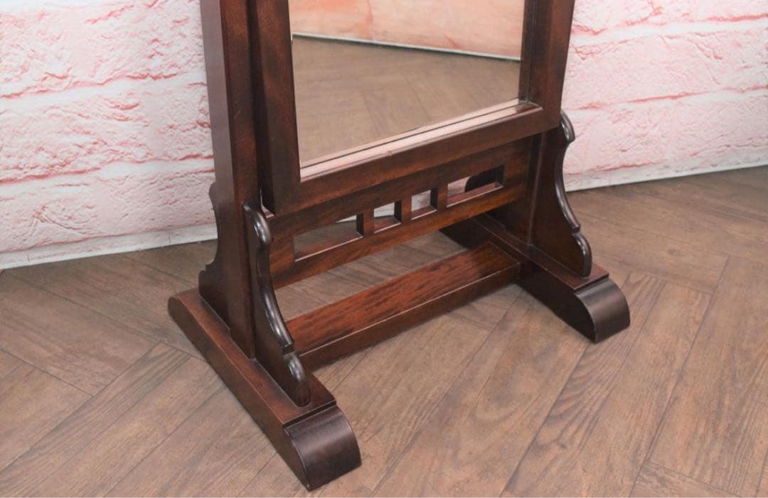 松本民芸家具 スタンドミラー 姿見 全身鏡