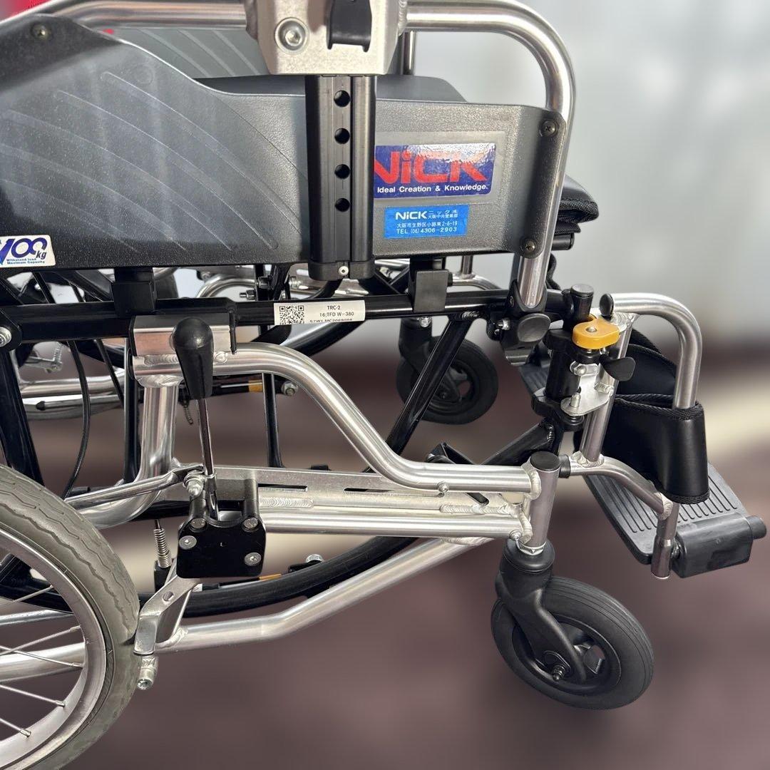 MiKi ミキ NiCK TRC-2 リクライニング＆ティルト式 介助用車いす