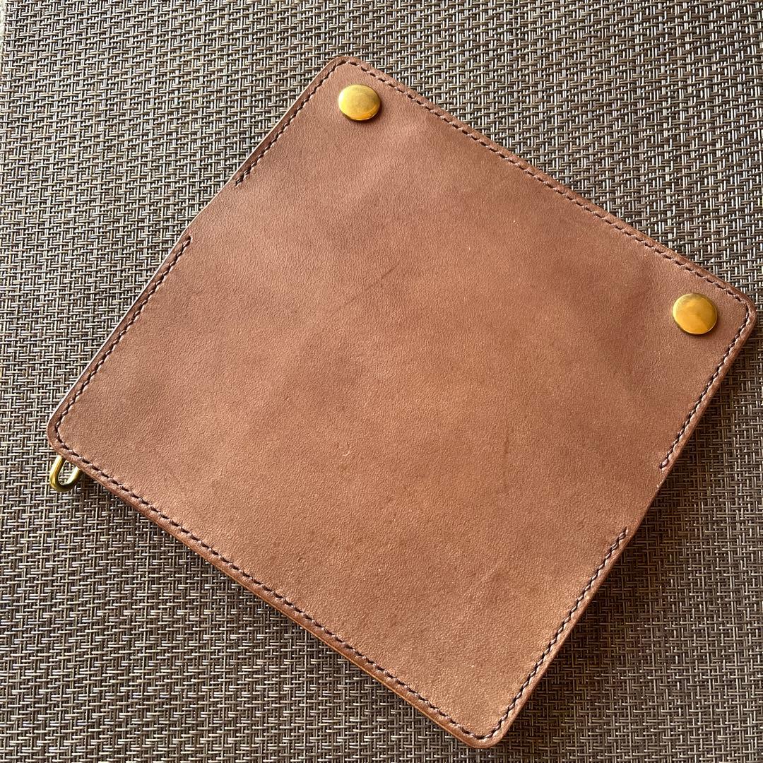 初売り特別価格！MARYAM ホースフロント ロングトラッカーウォレットブラウン