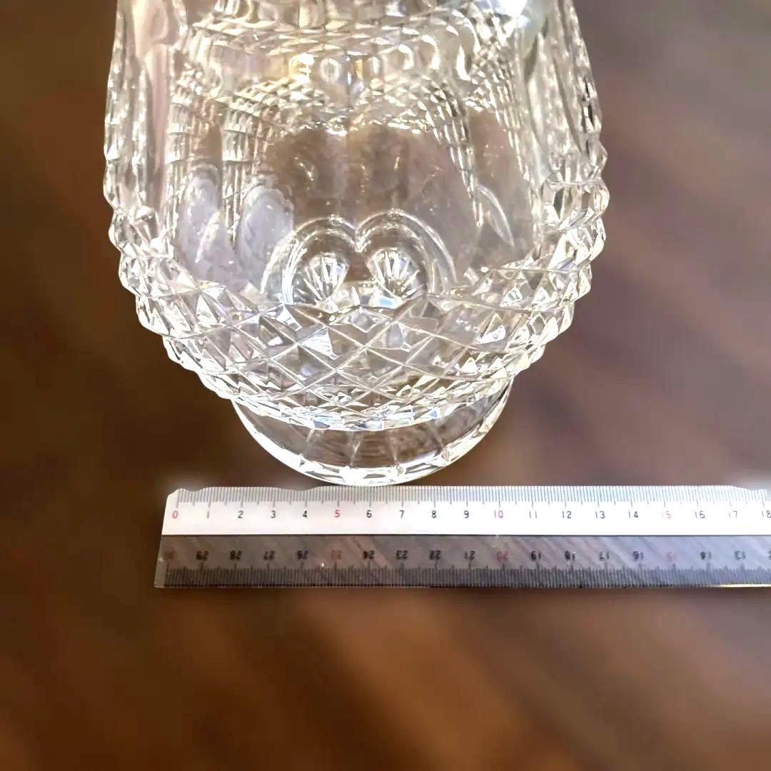 新品 欧州高級ブランド切子クリスタルガラス 非常に美しいブランデーデキャンタ