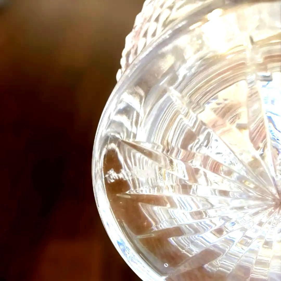 新品 欧州高級ブランド切子クリスタルガラス 非常に美しいブランデーデキャンタ