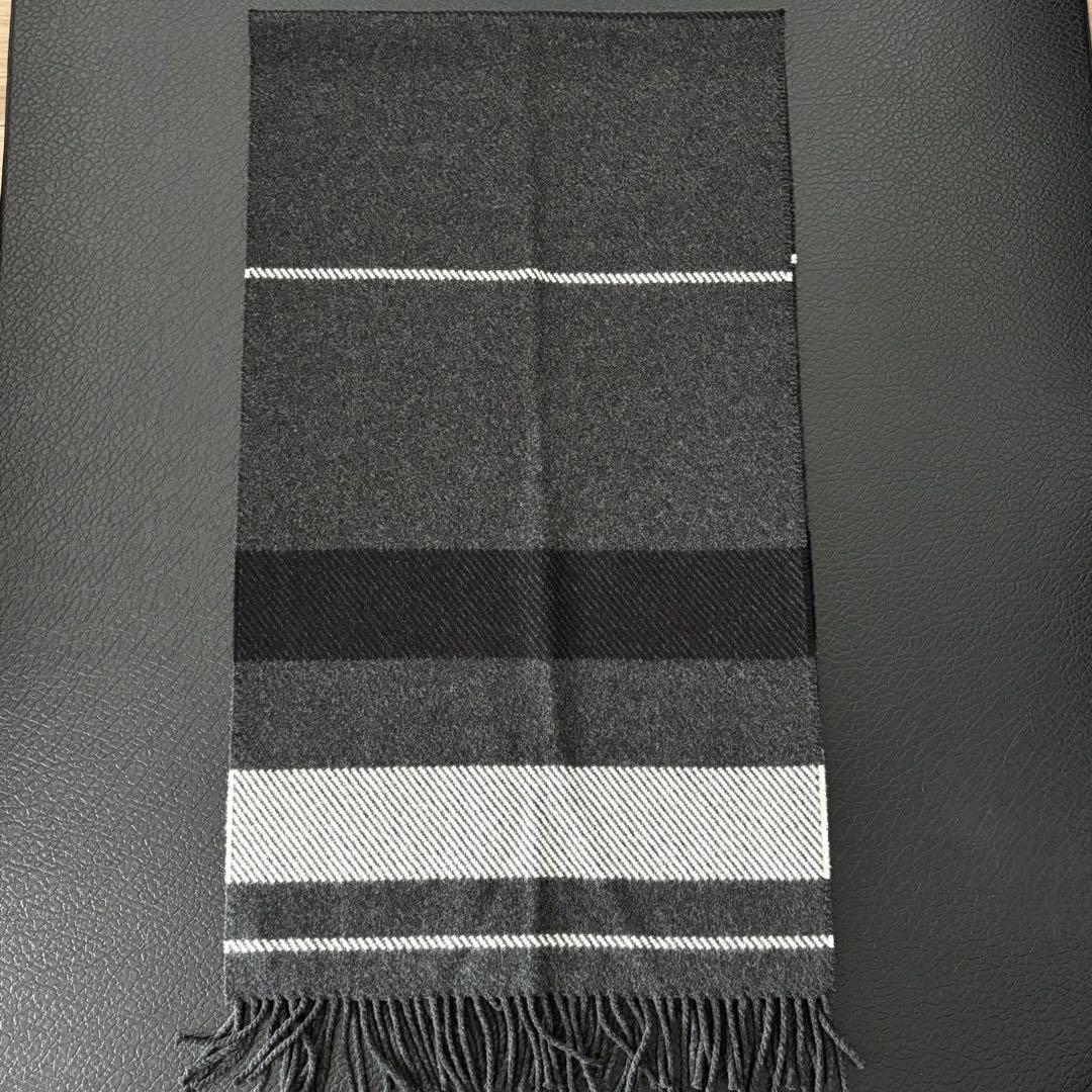 244ジョンストンズオブエルガン　大判マフラー　ユナイテッドアローズ