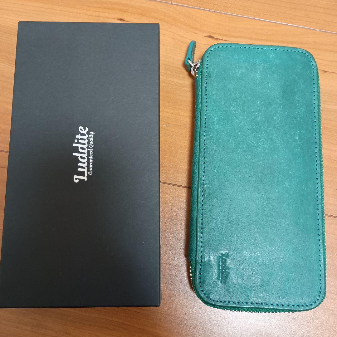 LUDDITE　ラウンドジップペンケース　エッセンシャル MAYA　ティール