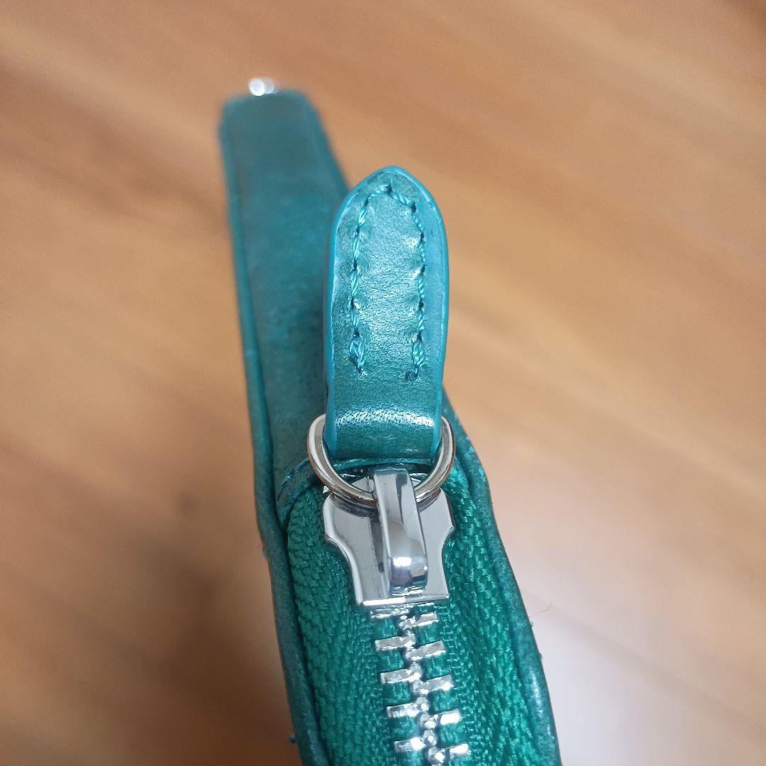 LUDDITE　ラウンドジップペンケース　エッセンシャル MAYA　ティール