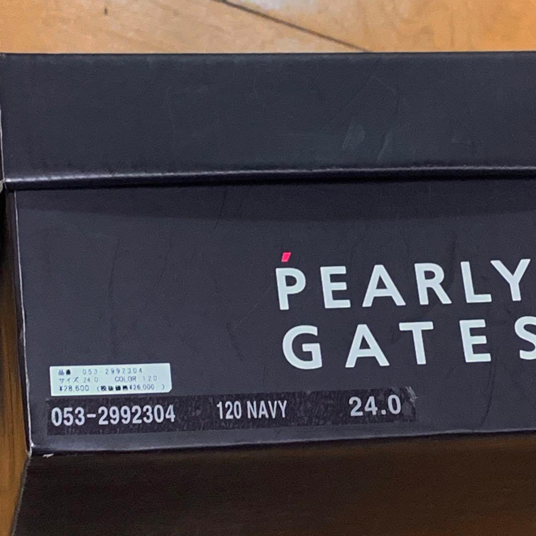 新品 PEARLY GATES パーリーゲイツ ゴルフシューズ スパイク24.0