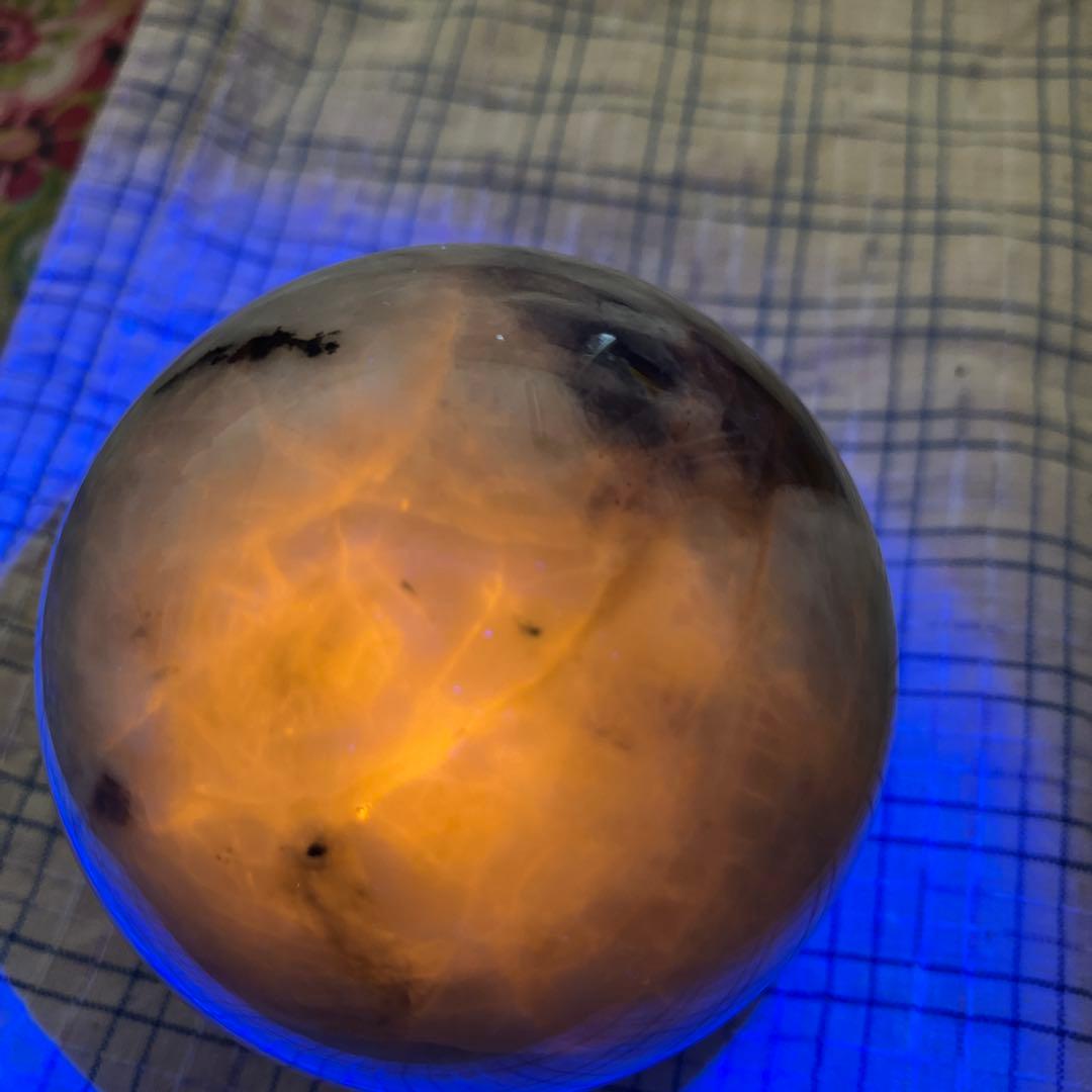 D ぴぃさま専用　アフガナイト　スフィア　天然石置物