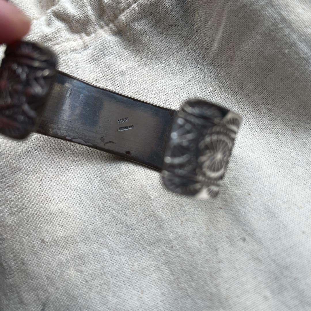 【HRM】ターコイズストーン シルバーバングル