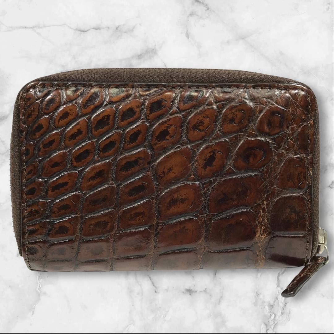 美品 グッチ クロコダイル ケース 245563・203887 財布 箱付