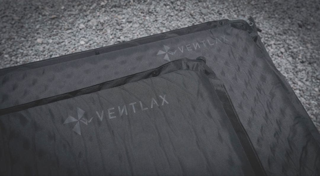 VENTLAX INFLATABLE MAT ワイド ブラック