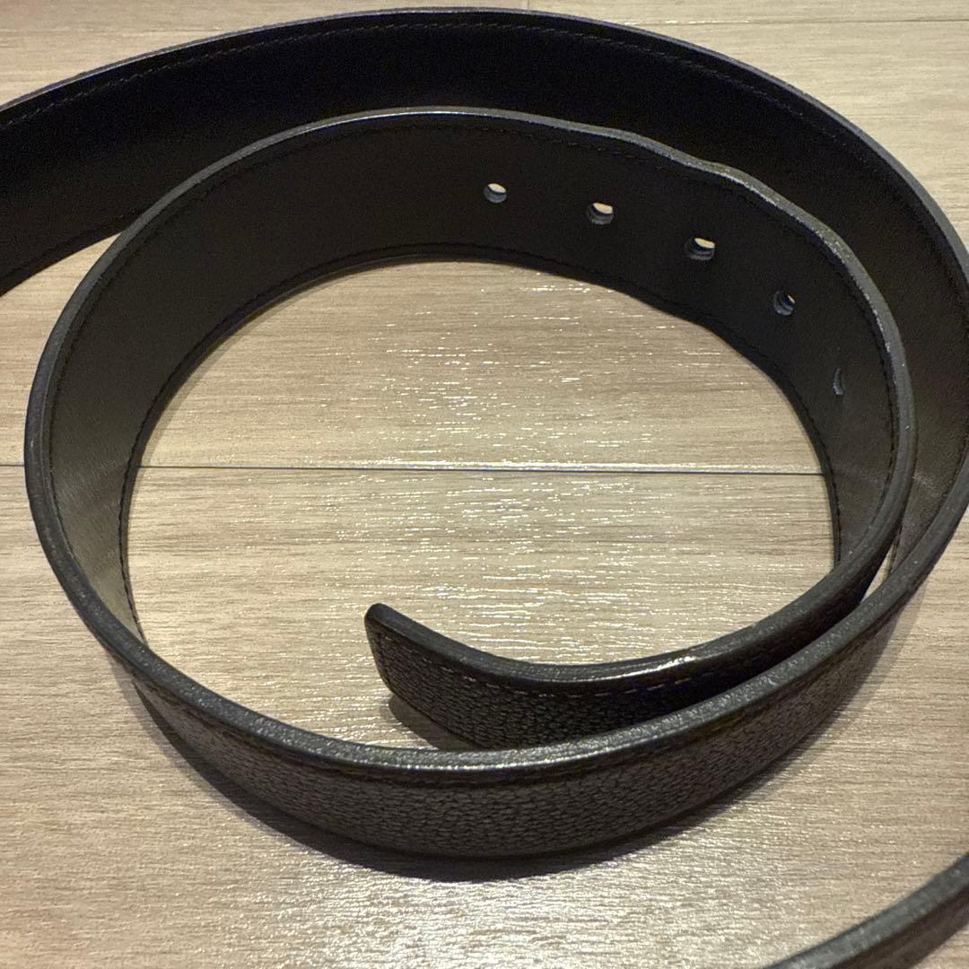 エルメス メンズ レザーベルト ブラウン&黒リバーシブル（約104.5cm）