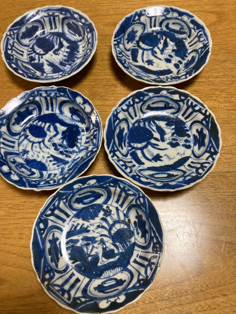 芙蓉手4寸皿5枚