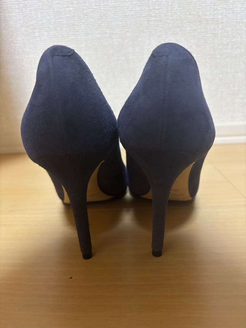 JIMMY CHOO ネイビー スエード 36