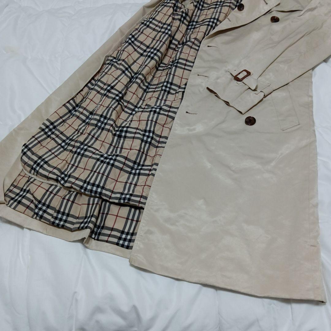 バーバリー ロンドントレンチコート ミドル ノバチェック ライナー 三陽商会製