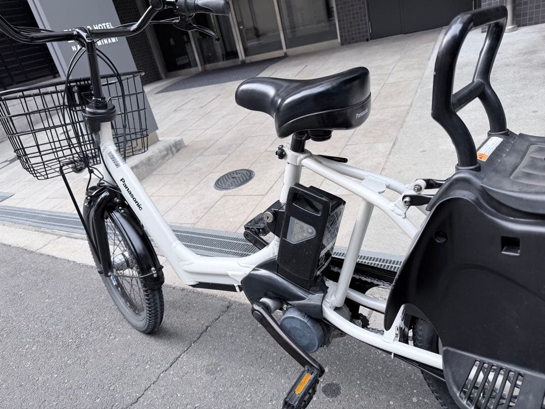 大阪府　子供乗せ　パナソニック　電動自転車　チャイルドシート付き