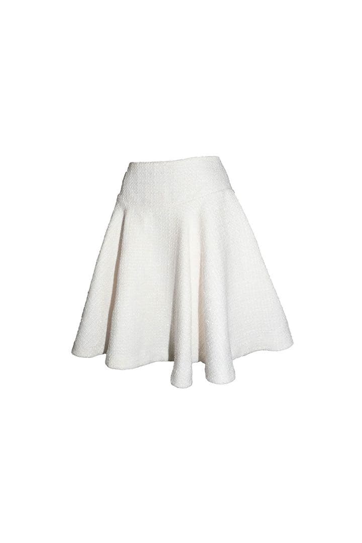 スカート theredthread S tweed flare skirt