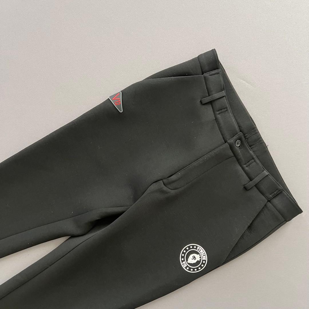 V12 ヴィトゥエルブ セットアップ　ダンボールニット　メンズ　ゴルフ　裏起毛