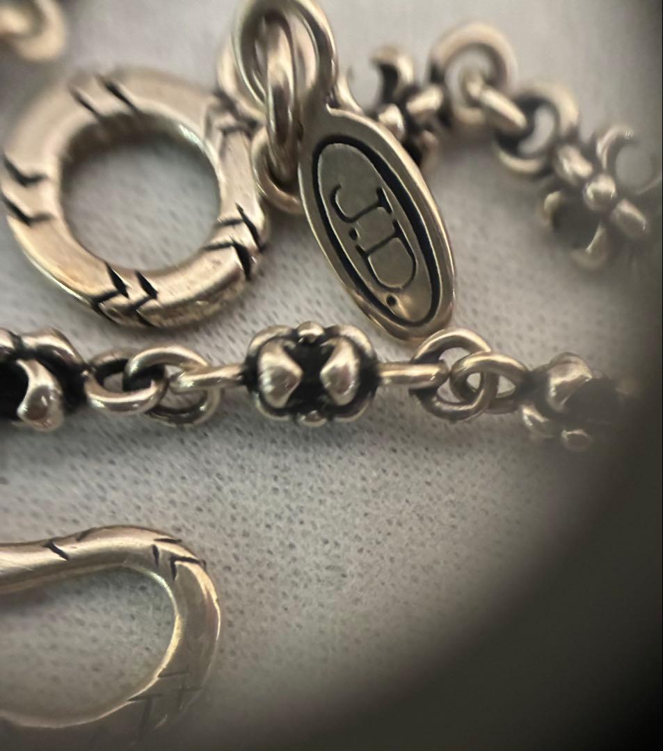 J.D. シルバー ビーズデザイン ネックレス