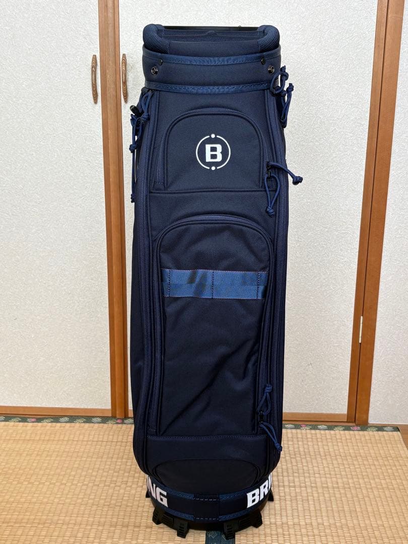 未使用)ブリーフィング キャディバッグ 25年モデル CR-5#04 ネイビー