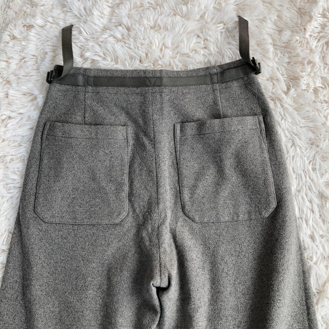 ULTERIOR　アルテリア　カシミヤ混ウールパンツ　ライトグレー