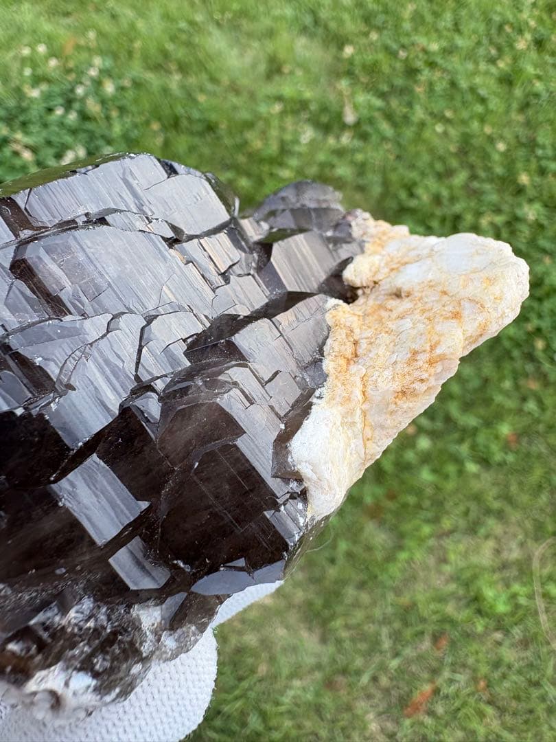 【匿名発送】スカルドゥ産　スモーキー水晶（カテドラル）