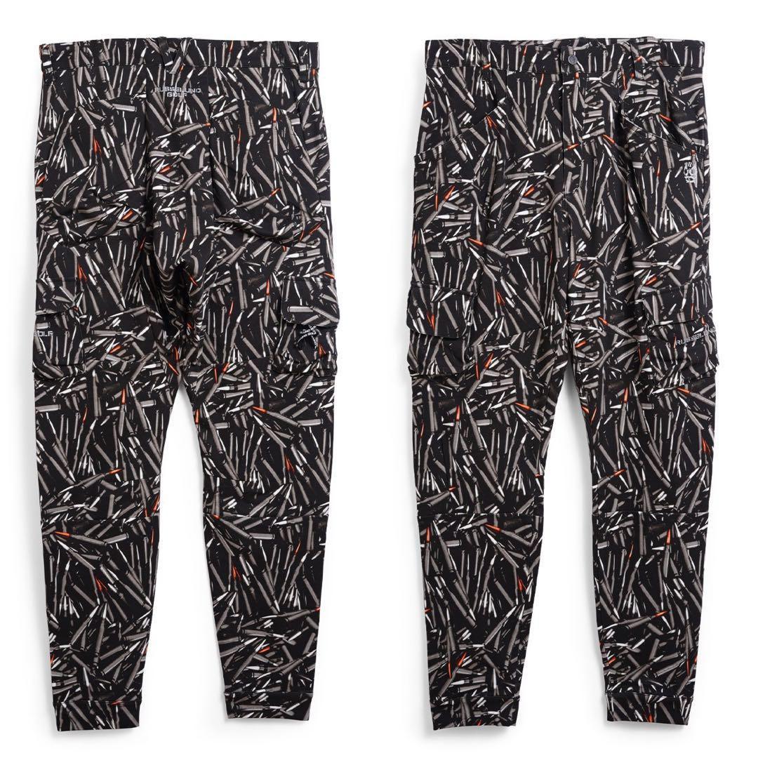 新品 ラッセルノ ゴルフ スキニー ロングパンツ バレット M 4