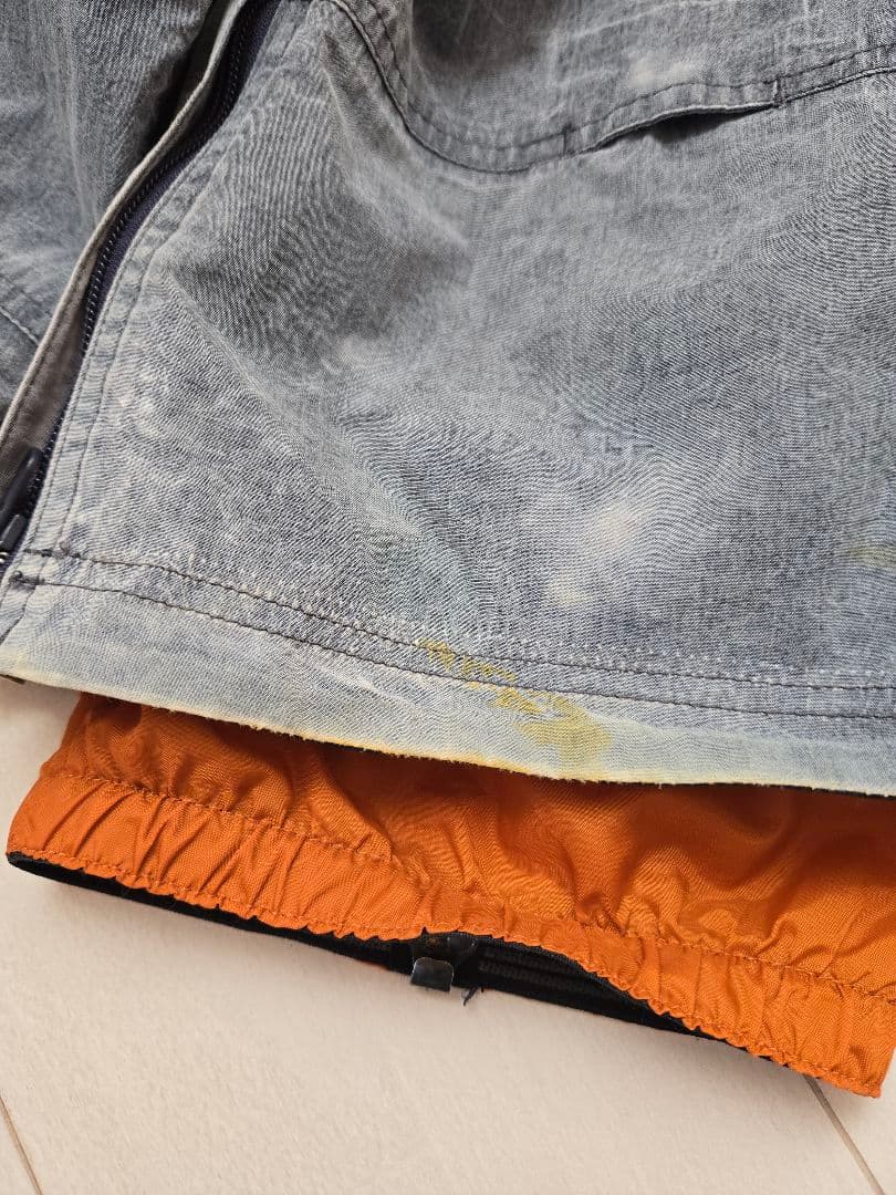 BURTON　ビブパンツ　スノーボードウェア　デニム風