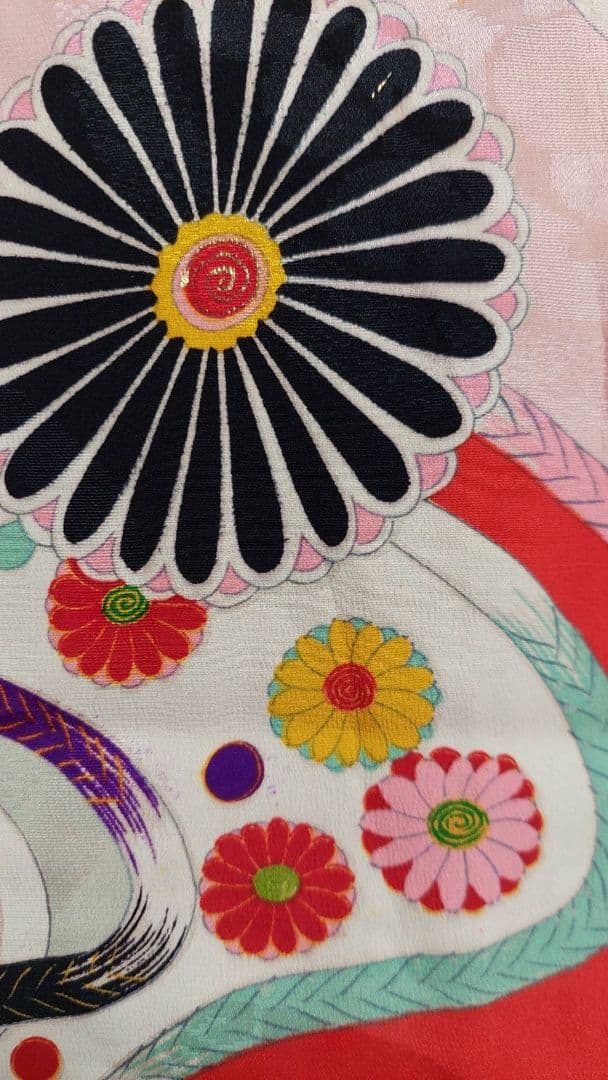 NA342アンティーク子供着物正絹七五三着丈109センチ裄丈51センチ