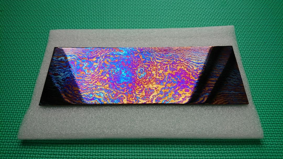 ティマスカス・ロングプレート (チタン合金製ダマスカス) Timascus