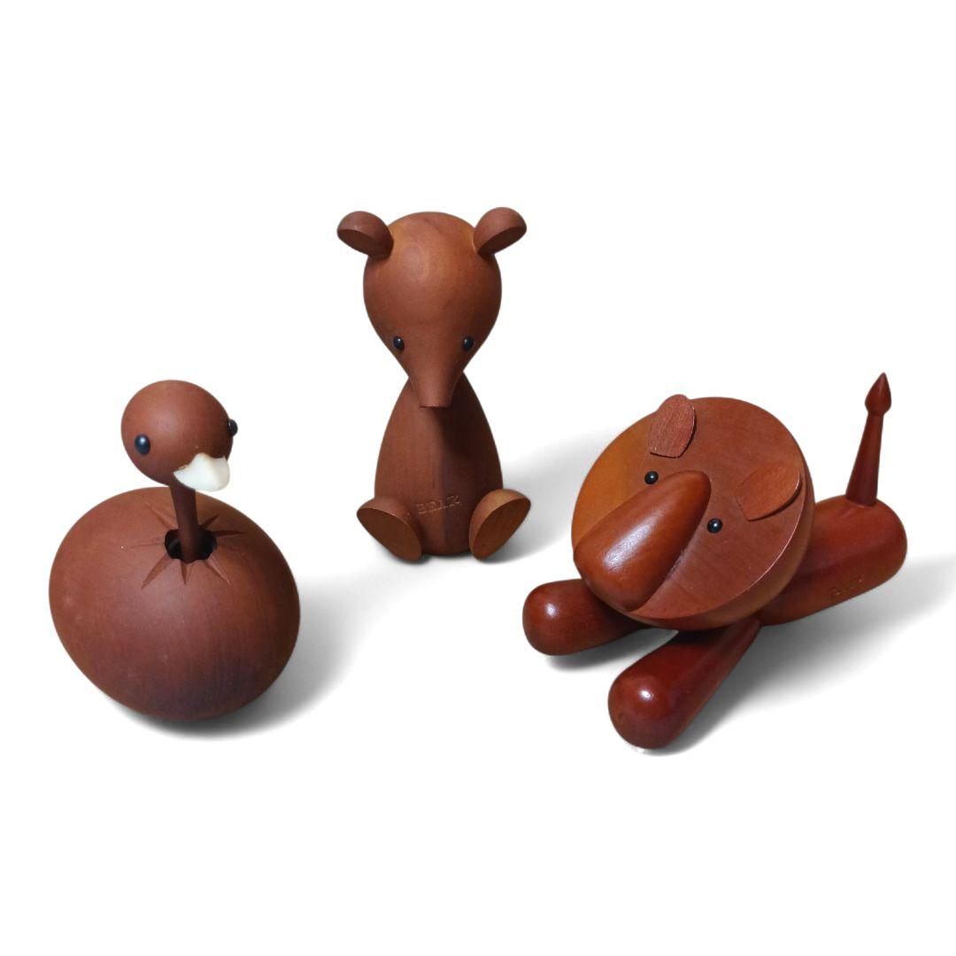 千趣会 ロイヤルペット 木製動物 木製玩具 10体セット