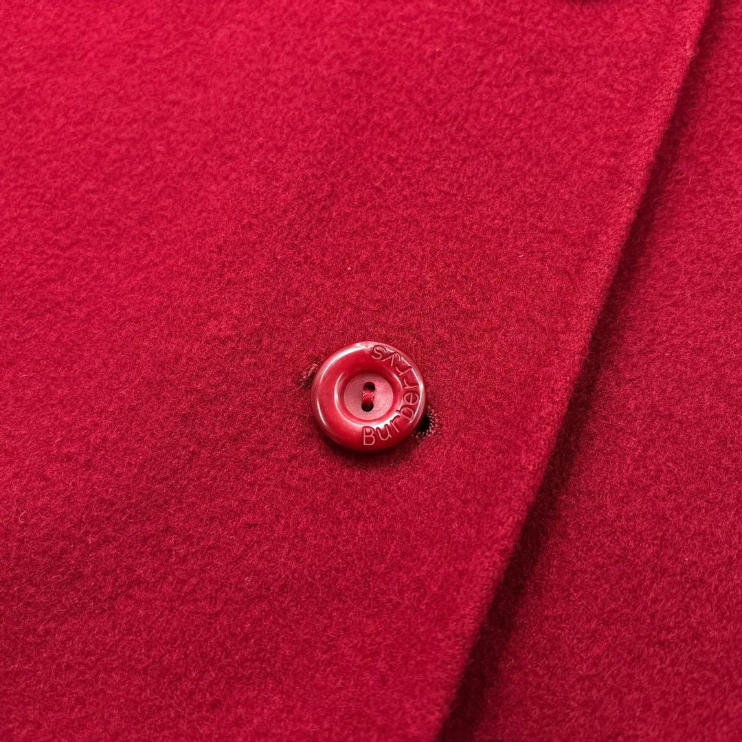 極美品】BURBERRY バーバリー カシミヤ ロングコート M〜L ロゴボタン