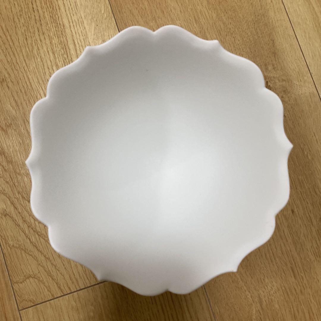 大幅値下げ！木下和美 白磁輪花鉢 鉢　ボウル