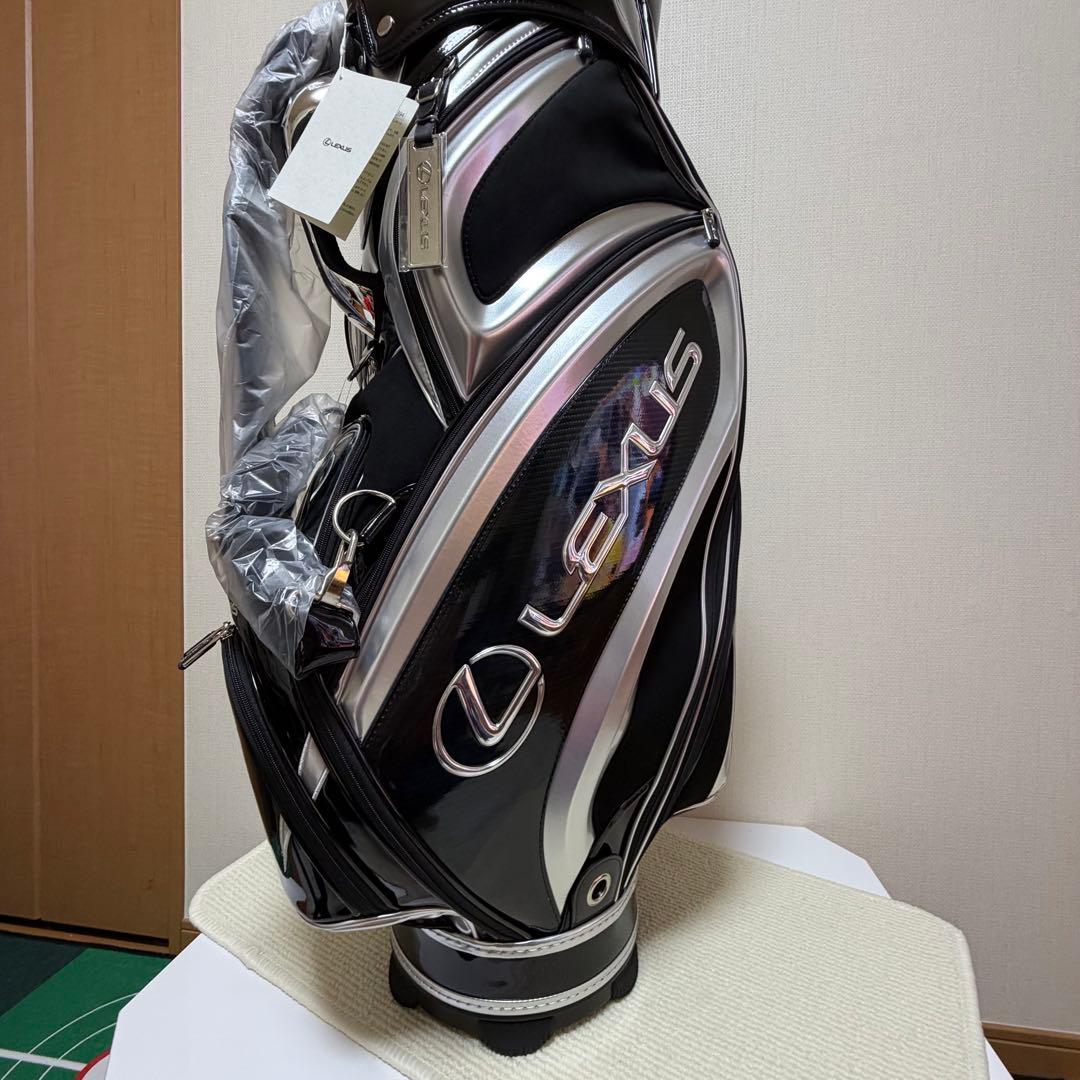 非売品　新品未使用レクサスオリジナルキャディバッグ　ブラック