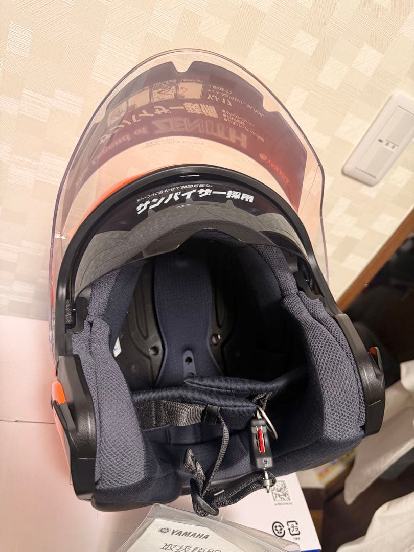 ヤマハ ジェットヘルメット YJ-17 ゼニス Ｌ:ダークオレンジ