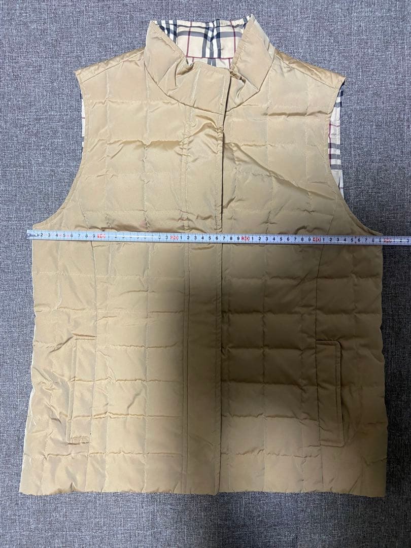 Burberry チェック柄 キルティングベスト