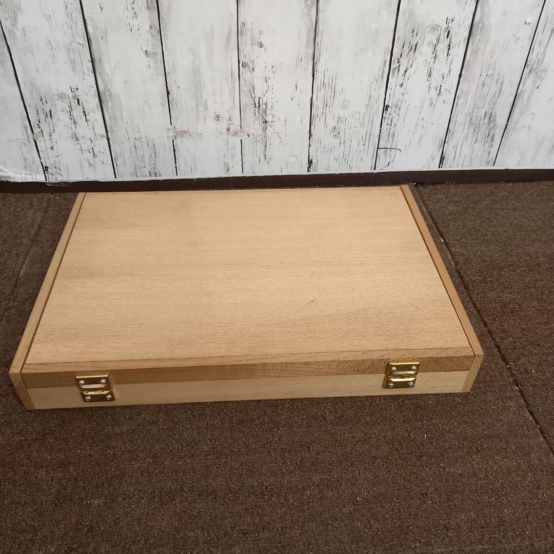 【未使用】LUCKY WOOD 18-12 カトラリーセット 25点 木製ケース