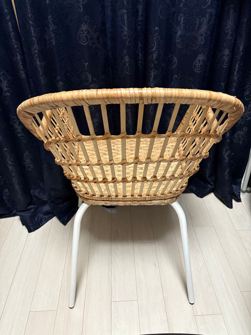 IKEA　イケア NILSOVE ニルソーヴェ チェア　ラタン　椅子　【2脚】