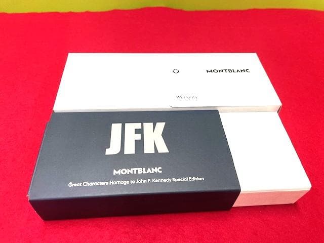 モンブラン 偉人シリーズ JFK 万年筆 14K F細字 付属品付 即日配送
