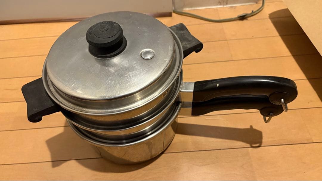 サラダマスター　Saladmaster 3qt ステンレス3層鍋