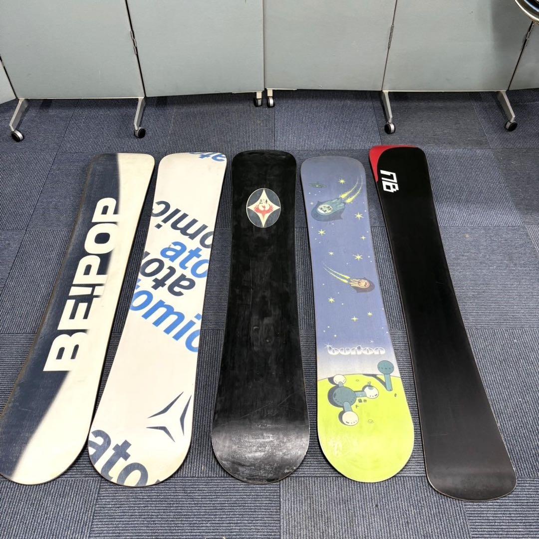 スノーボード まとめ売り スノボ BE!POP RICE28 burton 他