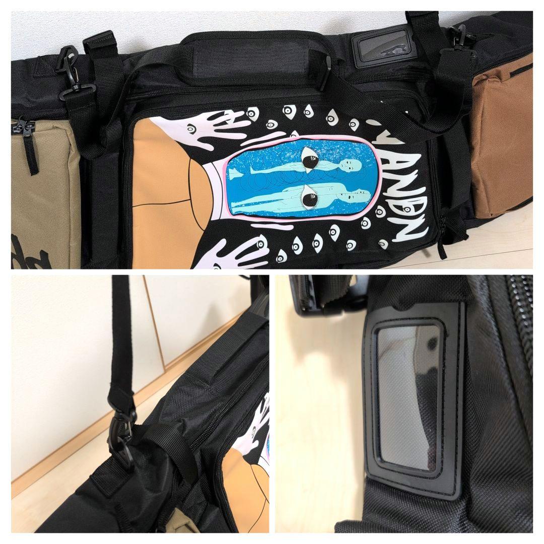 【極美品】スノーボードバッグ キャスター付き 伸縮可能 165-177cm 対応