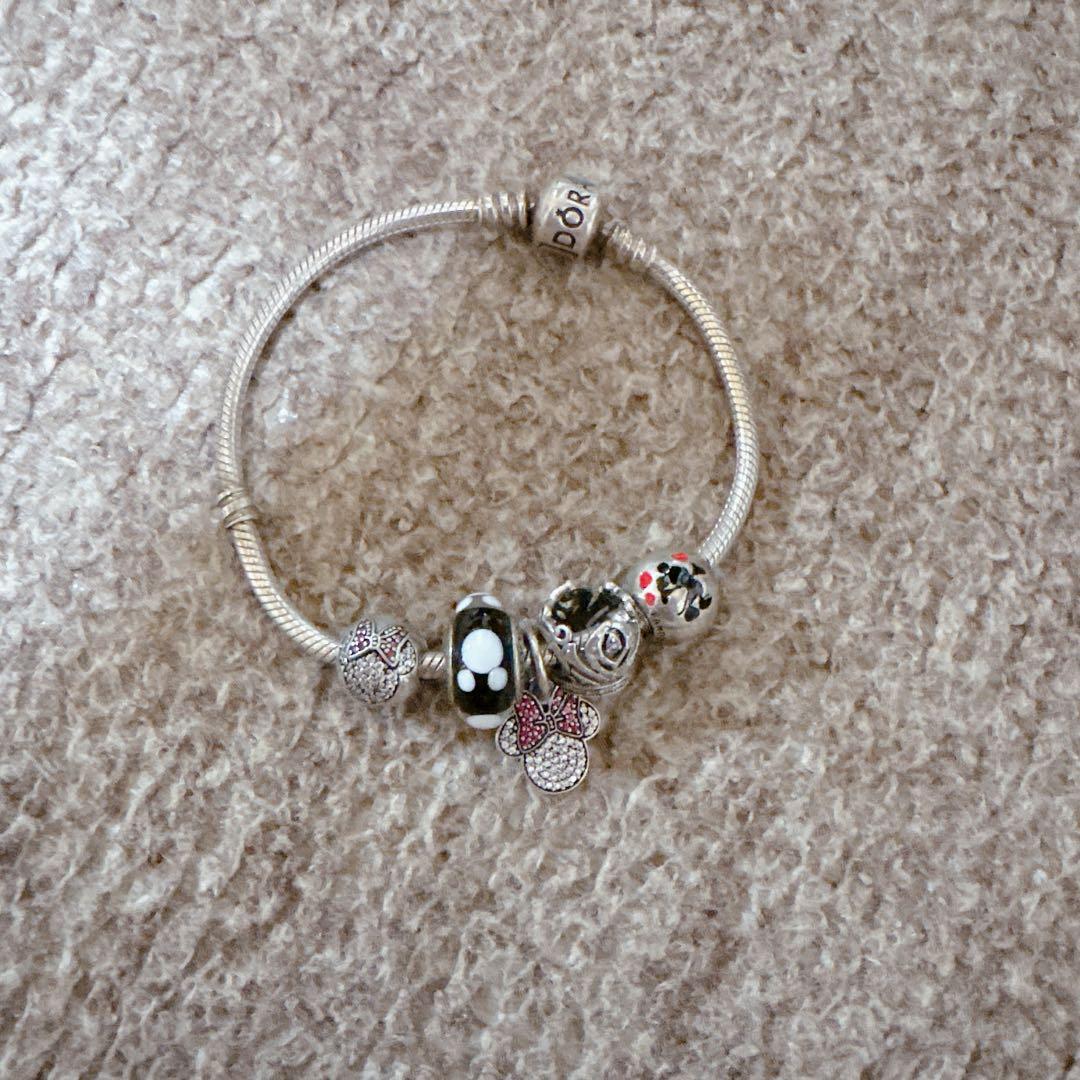 PANDORA ディズニー限定 パンドラ チャームブレスレット シルバー