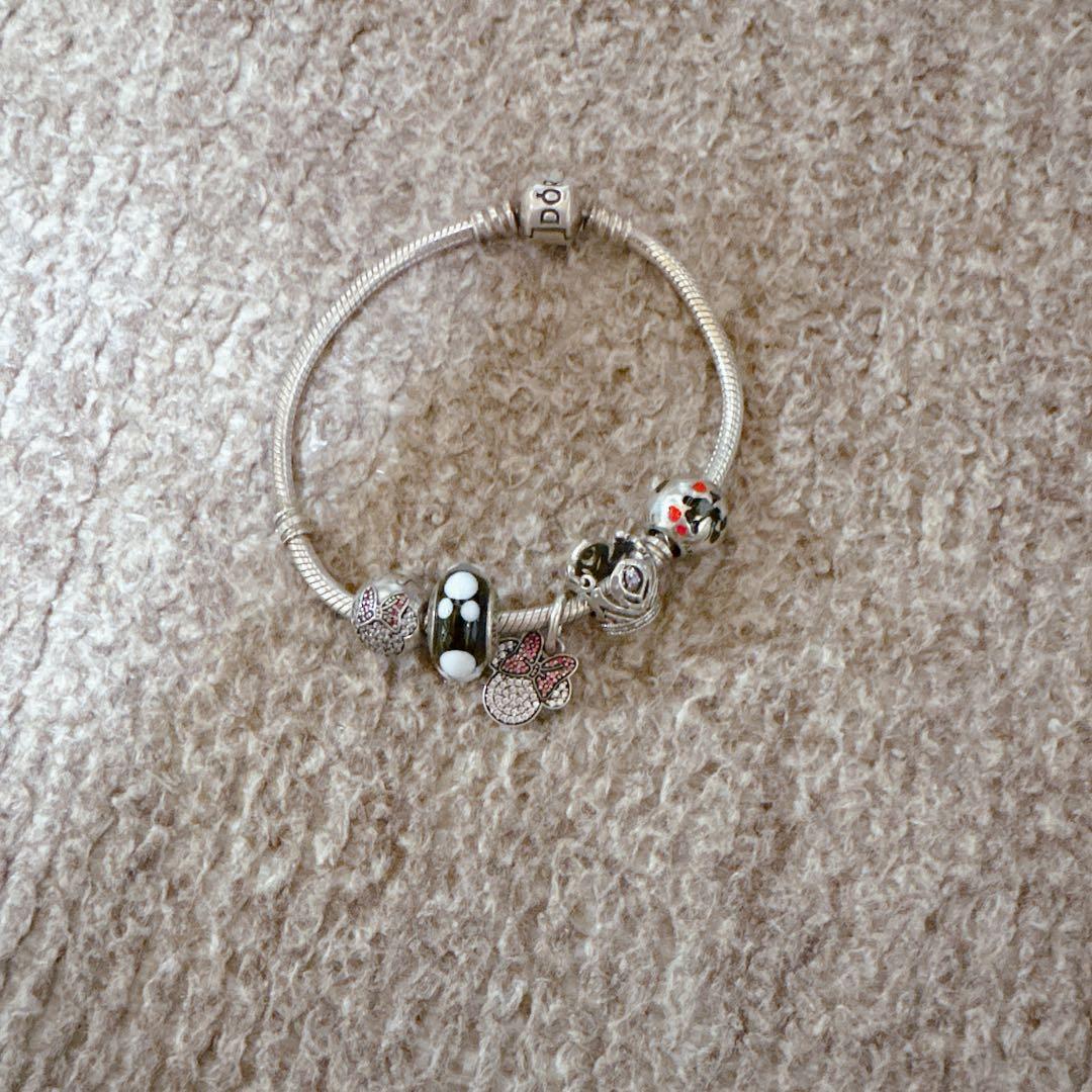 PANDORA ディズニー限定 パンドラ チャームブレスレット シルバー
