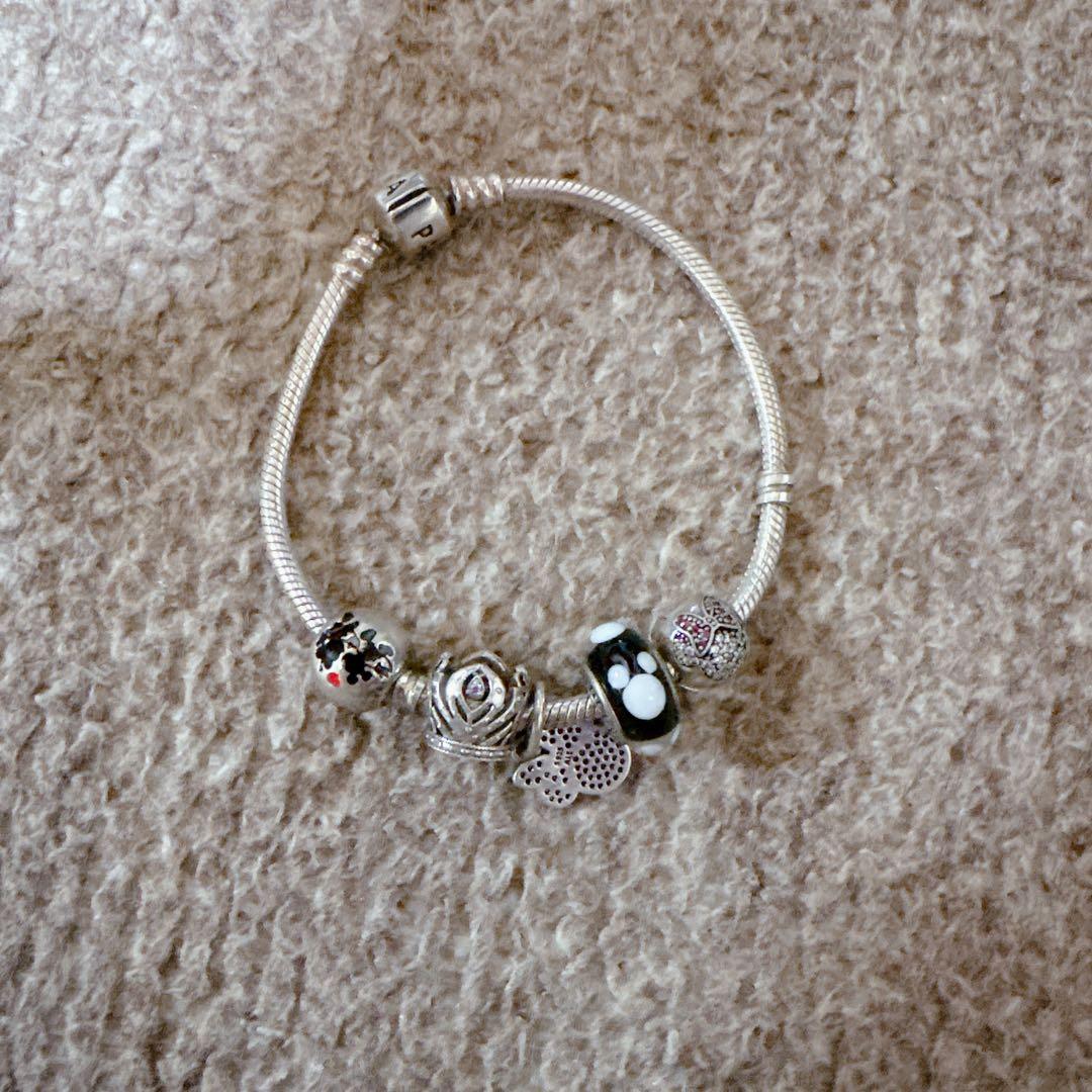 PANDORA ディズニー限定 パンドラ チャームブレスレット シルバー