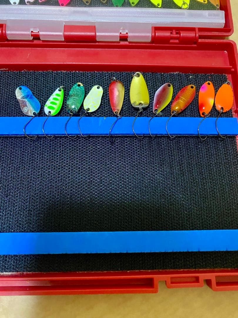 管釣りルアー　エリアトラウト　スプーン　引退セット MIU他35点