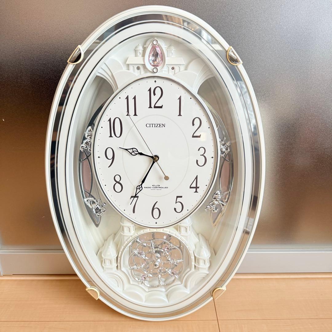美品 CITIZEN シチズン 電波時計 パルミューズクイーンダム 4MN484