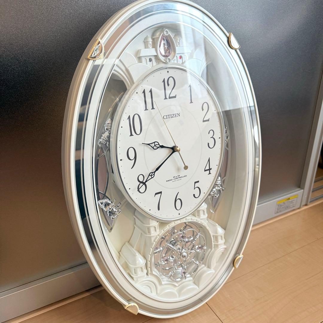 美品 CITIZEN シチズン 電波時計 パルミューズクイーンダム 4MN484