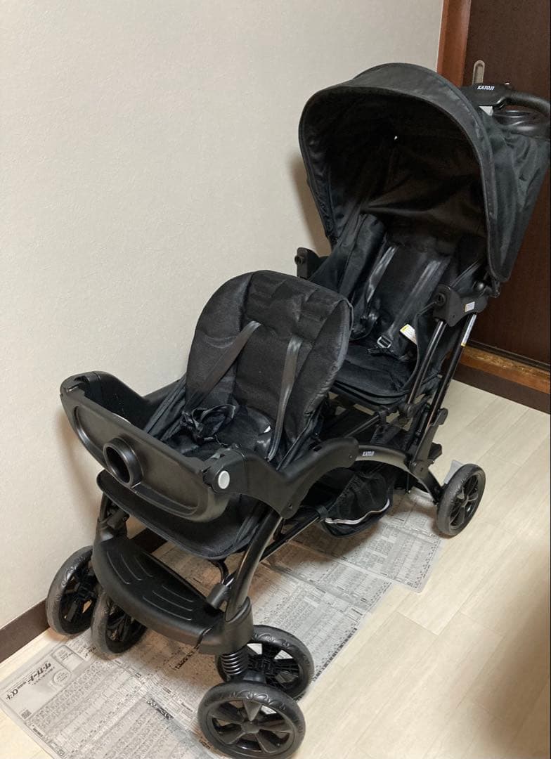 2人乗りベビーカー　KATOJI